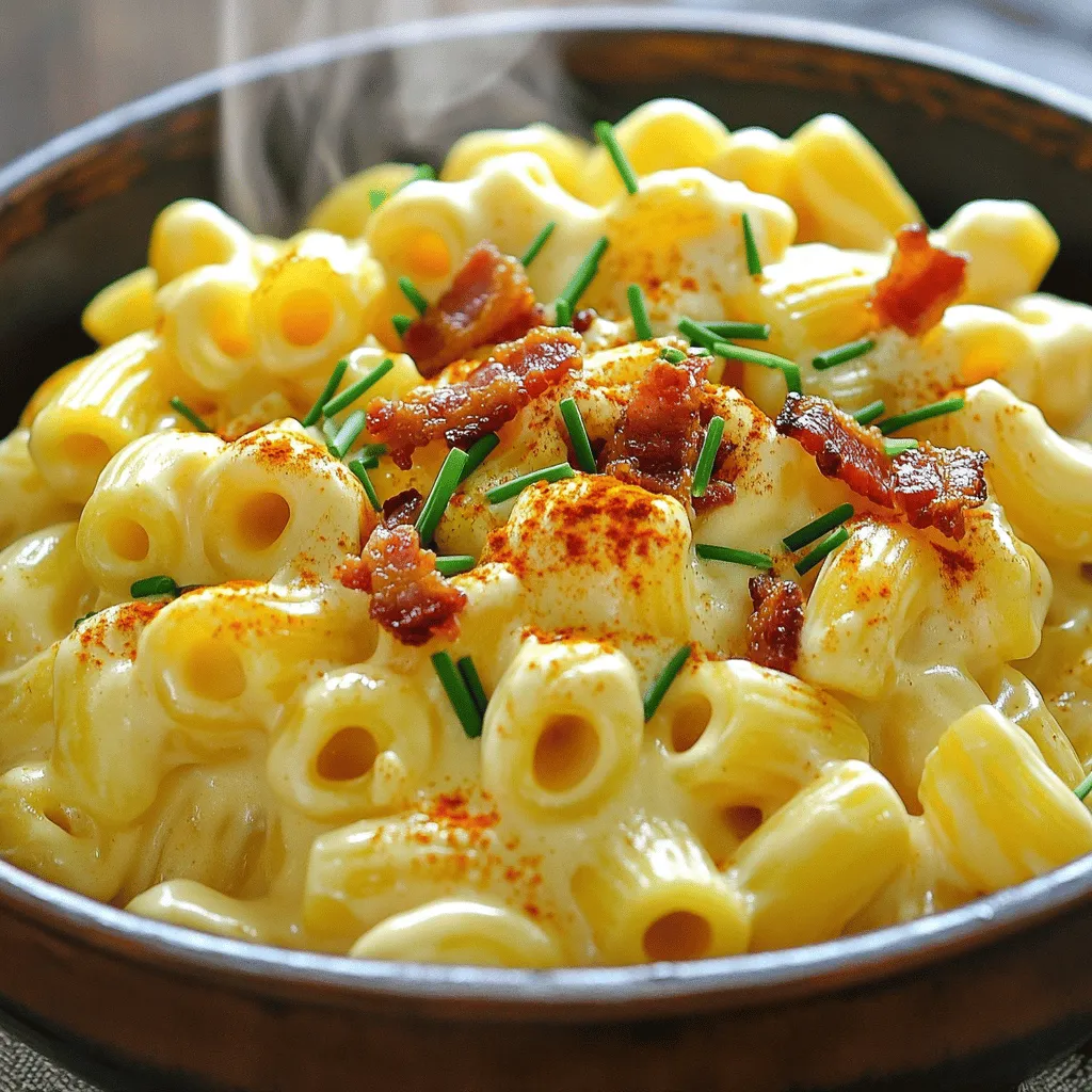 To make an easy Instant Pot Mac and Cheese, you need simple ingredients. The heart of this dish is 2 cups of elbow macaroni. This pasta cooks well and absorbs the cheese sauce nicely. You will also need 4 cups of chicken or vegetable broth. Broth gives the pasta extra flavor.