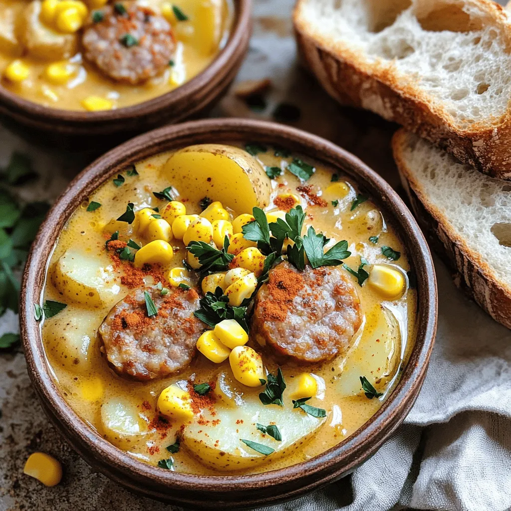 Satisfying Potato and Sausage Chowder Recipe