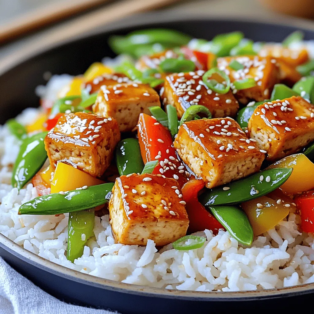 One-Pan Honey Garlic Tofu Quick and Easy Recipe