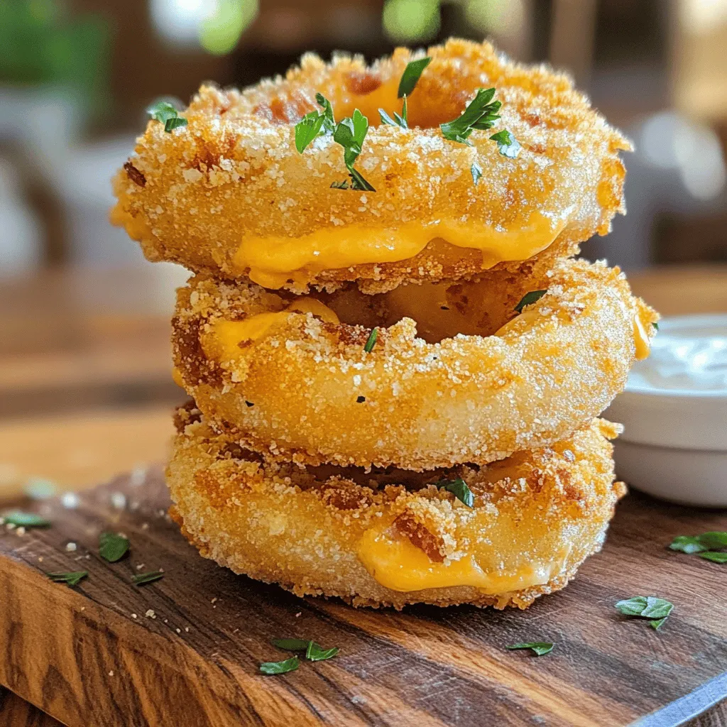 Cheesy Bacon Onion Rings Recipe: A Flavorful Indulgence