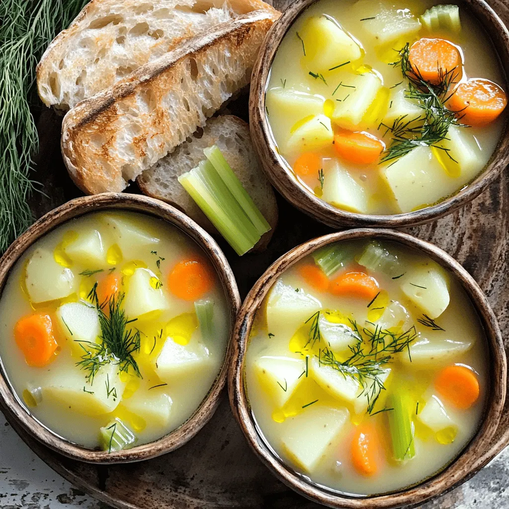 Kartoflanka Bliss: Classic Polish Potato Soup