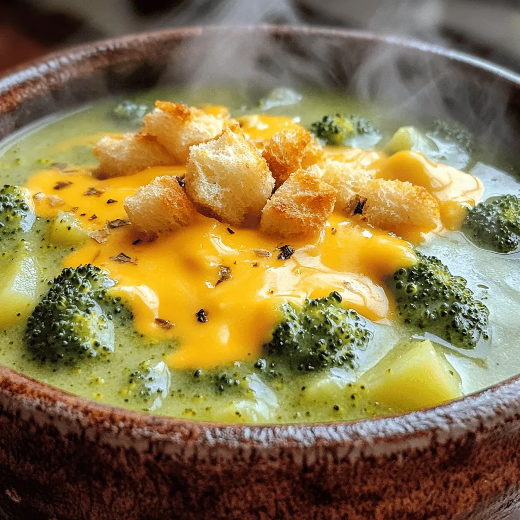 Easy Broccoli Cheddar Soup Simple and Comforting Meal
