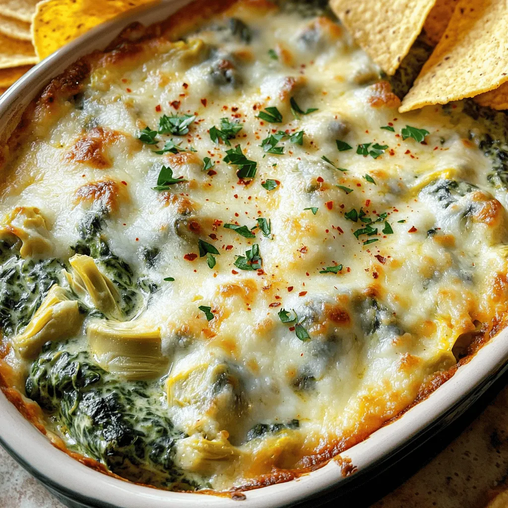 Creamy Spinach Artichoke Dip Flavorful and Easy Recipe