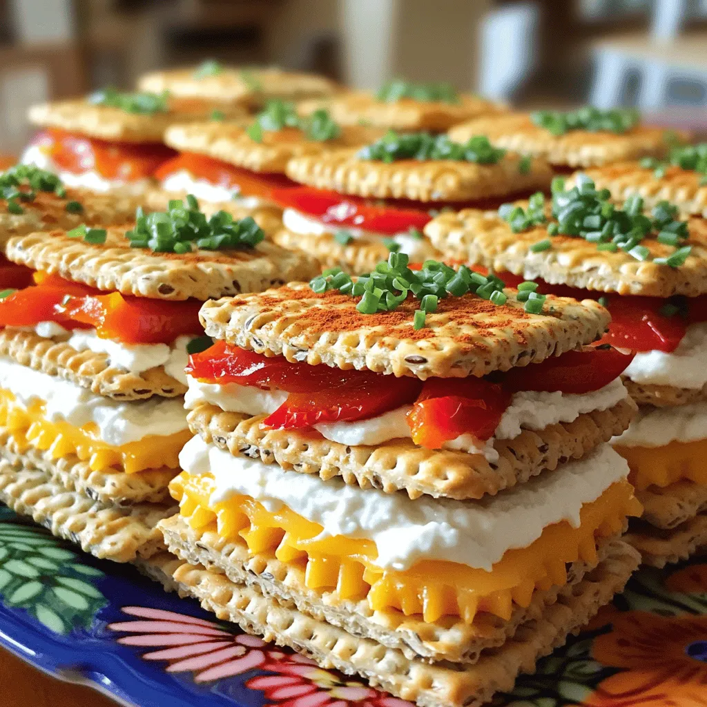 Crackers Party Sandwiches Easy and Creative Ideas
