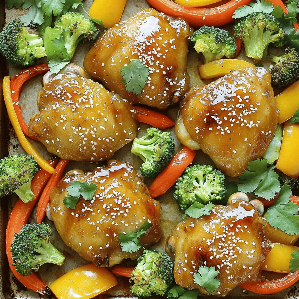 Honey Soy Baked Chicken and Veggies Simple Recipe