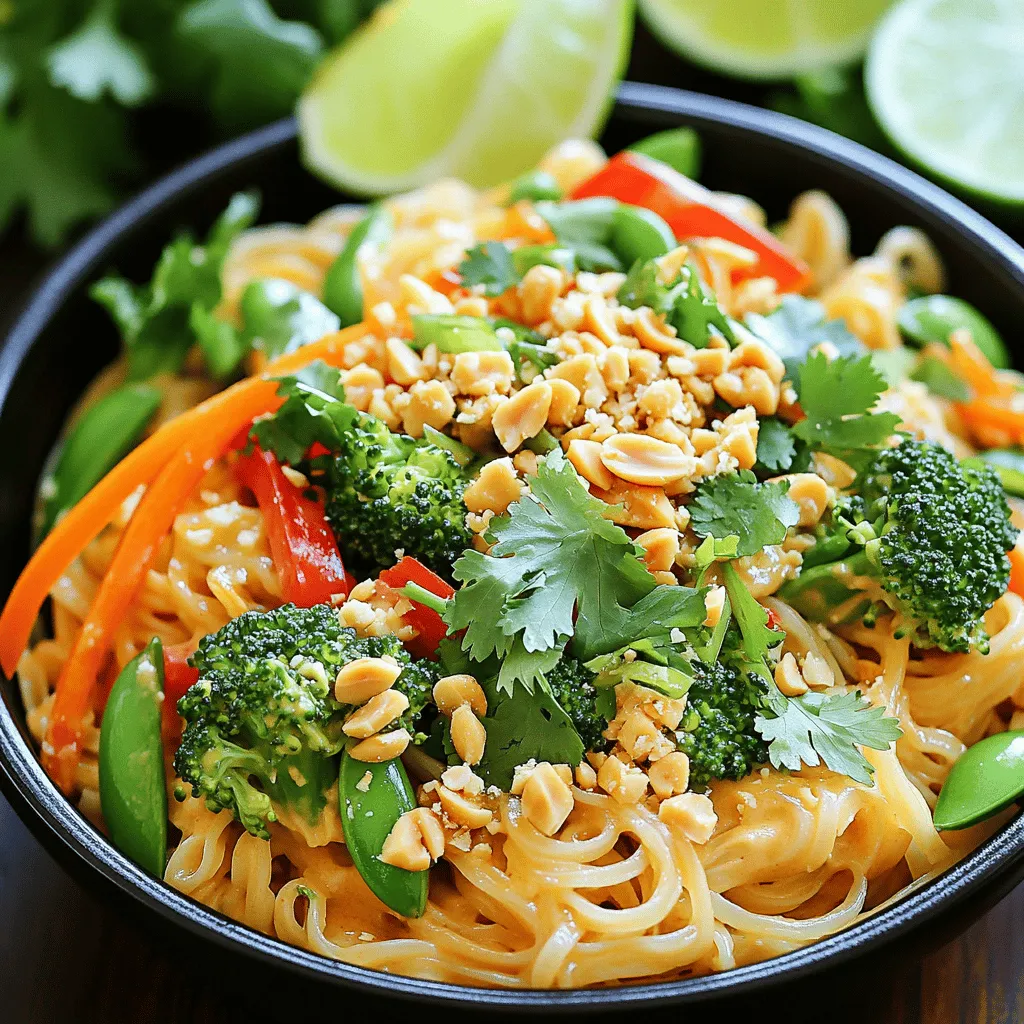 Spicy Thai Peanut Noodles Quick and Tasty Meal