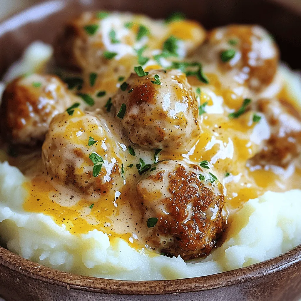 To make tasty Swedish meatballs, you need some key ingredients. The mix of ground beef and ground pork gives a nice flavor and texture. You need one pound of each. Next, chop one small onion and mince two cloves of garlic. These add a savory taste.