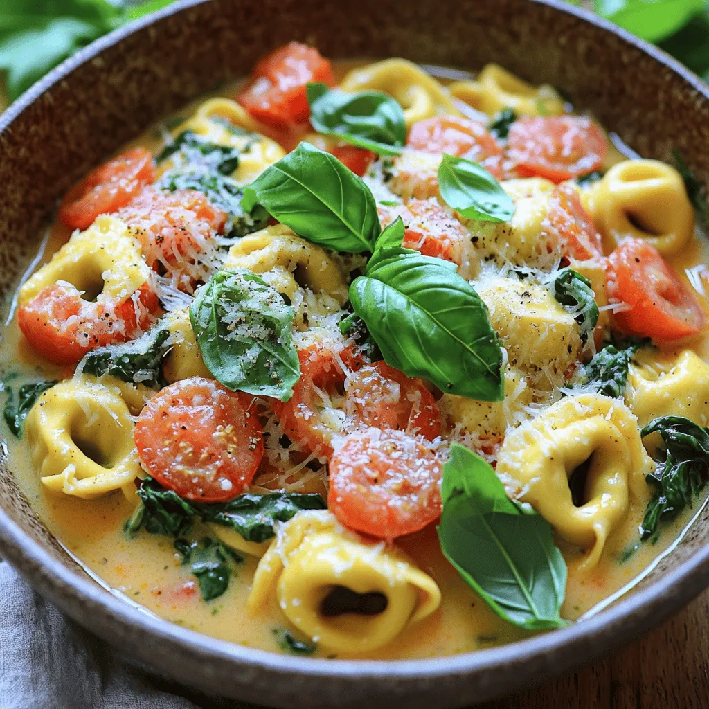 Savory Tuscan Tortellini Simple and Flavorful Dish