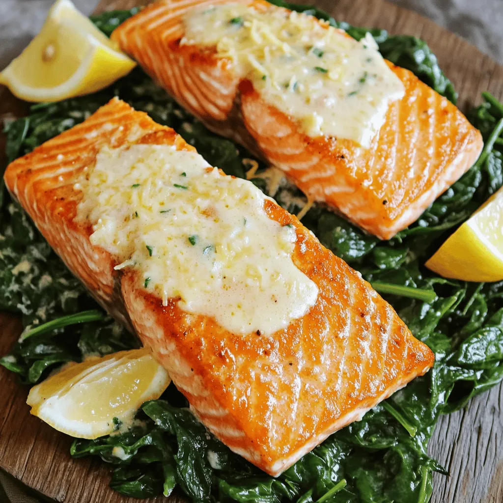 Pan-Seared Salmon Florentine Flavorful and Healthy Dish