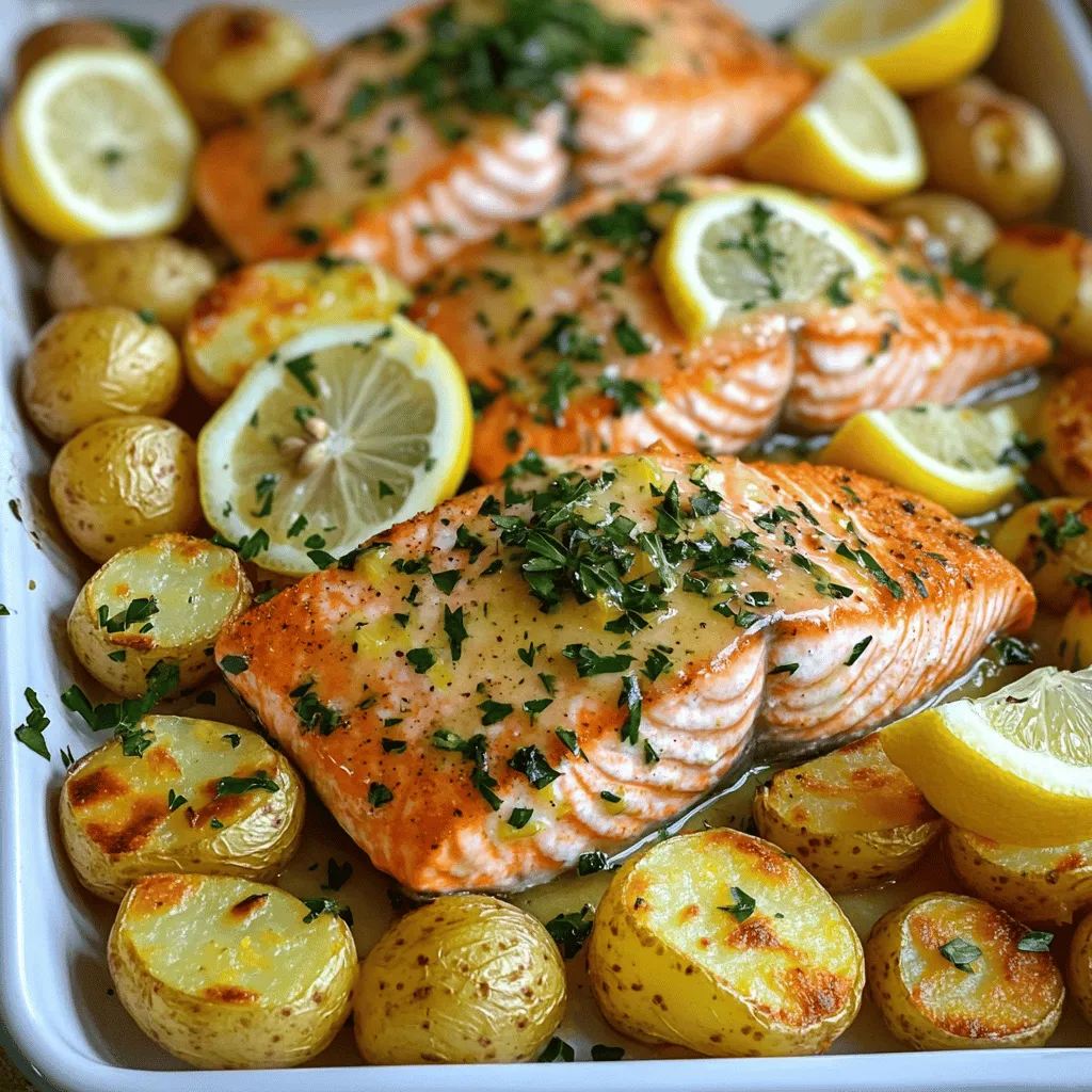 Zesty Lemon Herb Salmon &#038; Crispy Potatoes: A Delightful Recipe for Any Occasion