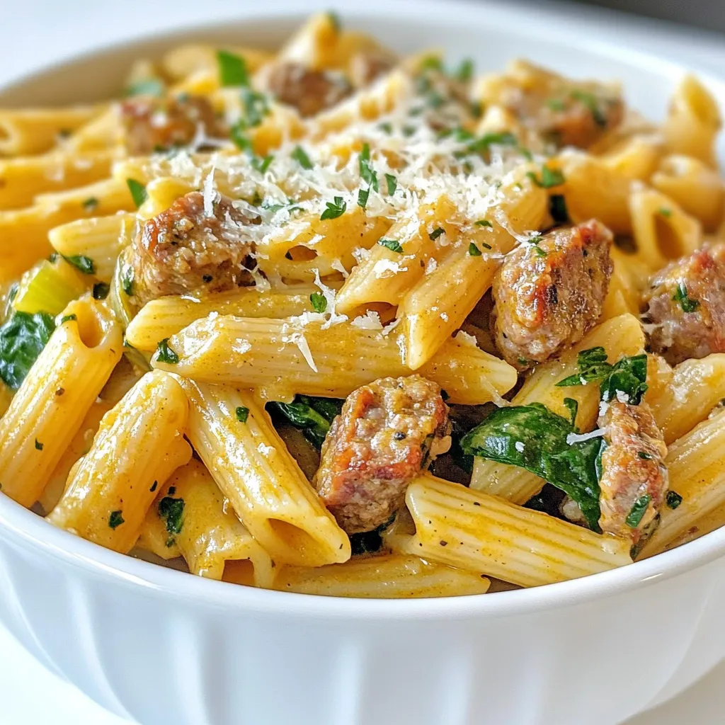 Creamy Cajun Sausage Pasta Flavorful and Easy Recipe