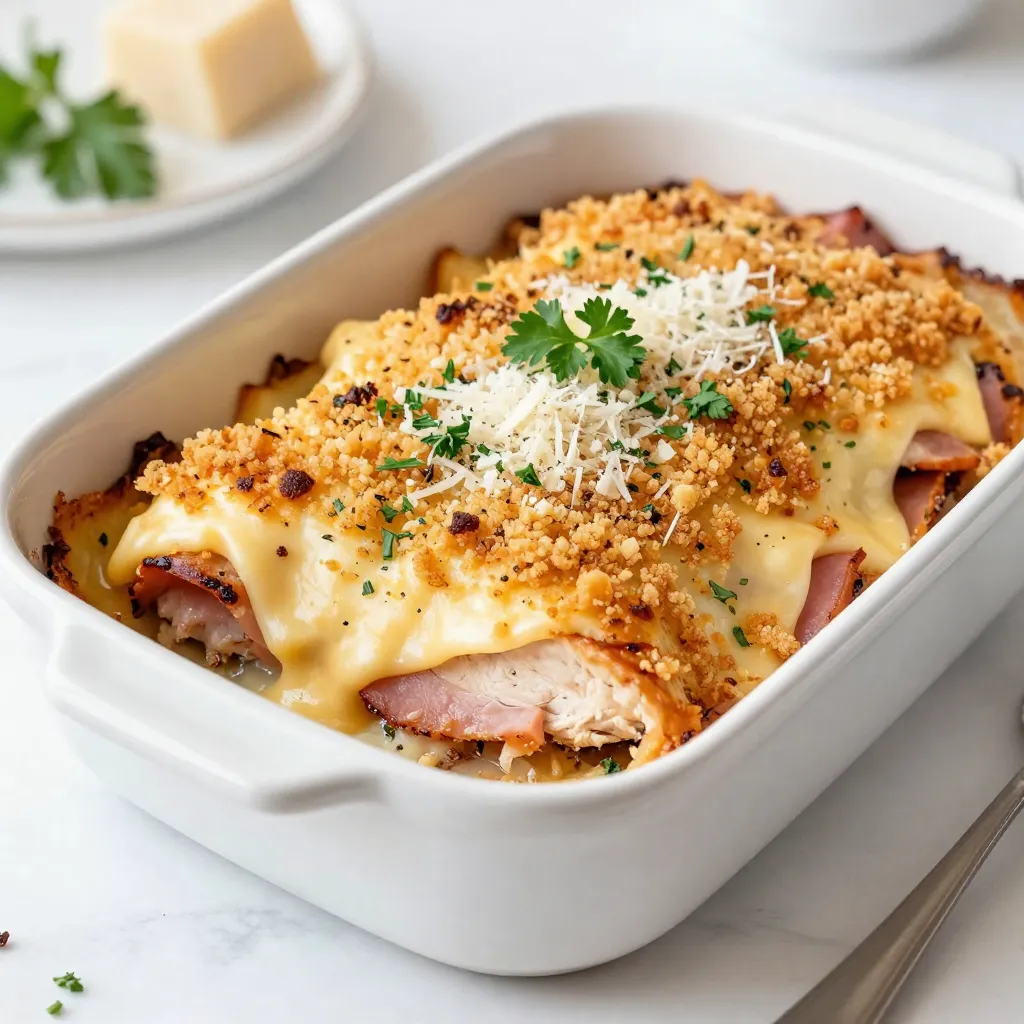 Quick Chicken Cordon Bleu Bake Tasty and Simple Meal