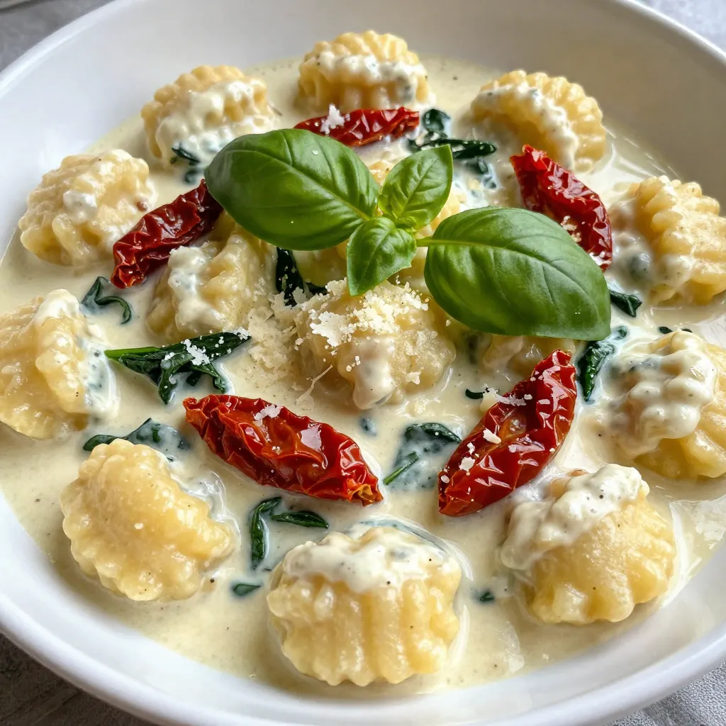 Creamy Sun-Dried Tomato Gnocchi Flavorful Dinner Idea