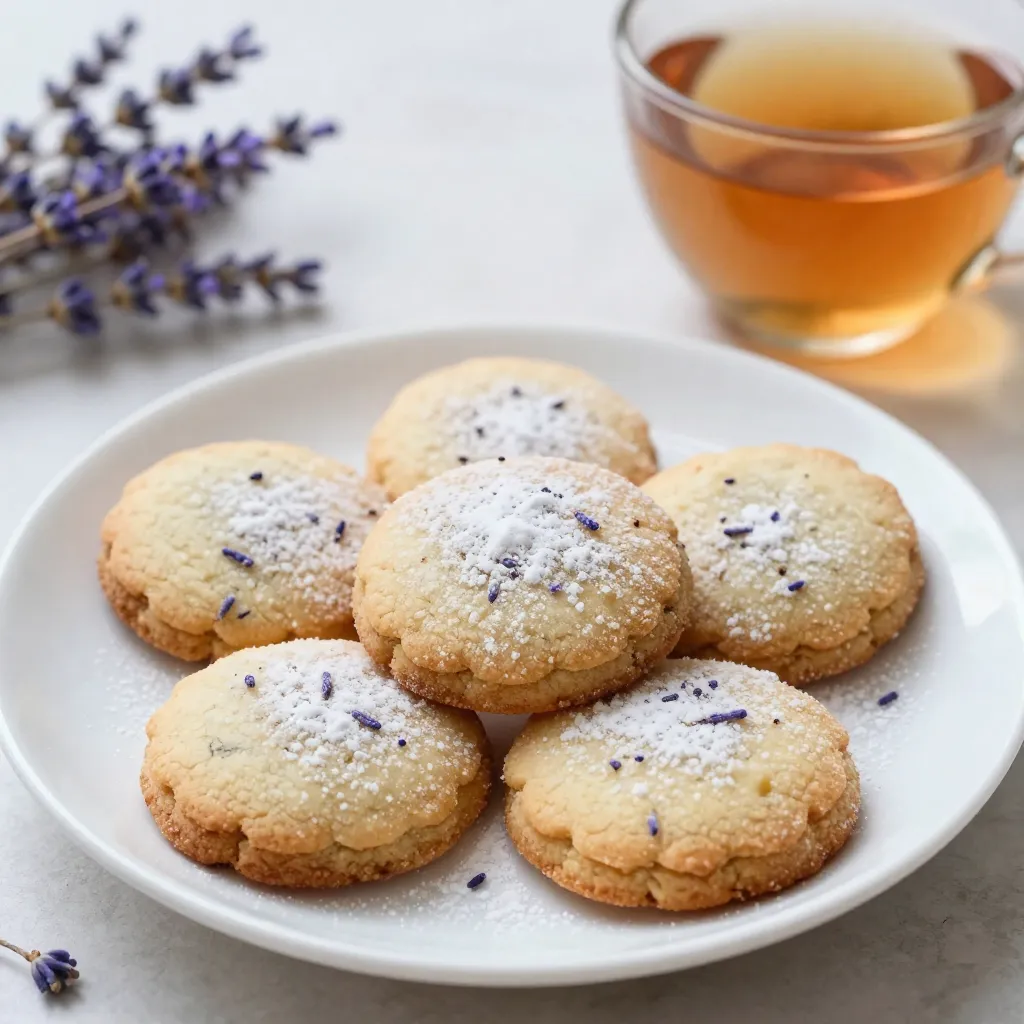 Lavender Earl Grey Shortbread Easy and Delicious Treat