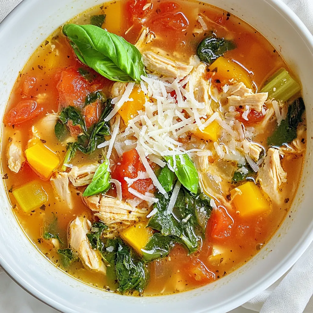 Tuscan Chicken Soup Flavorful and Comforting Meal