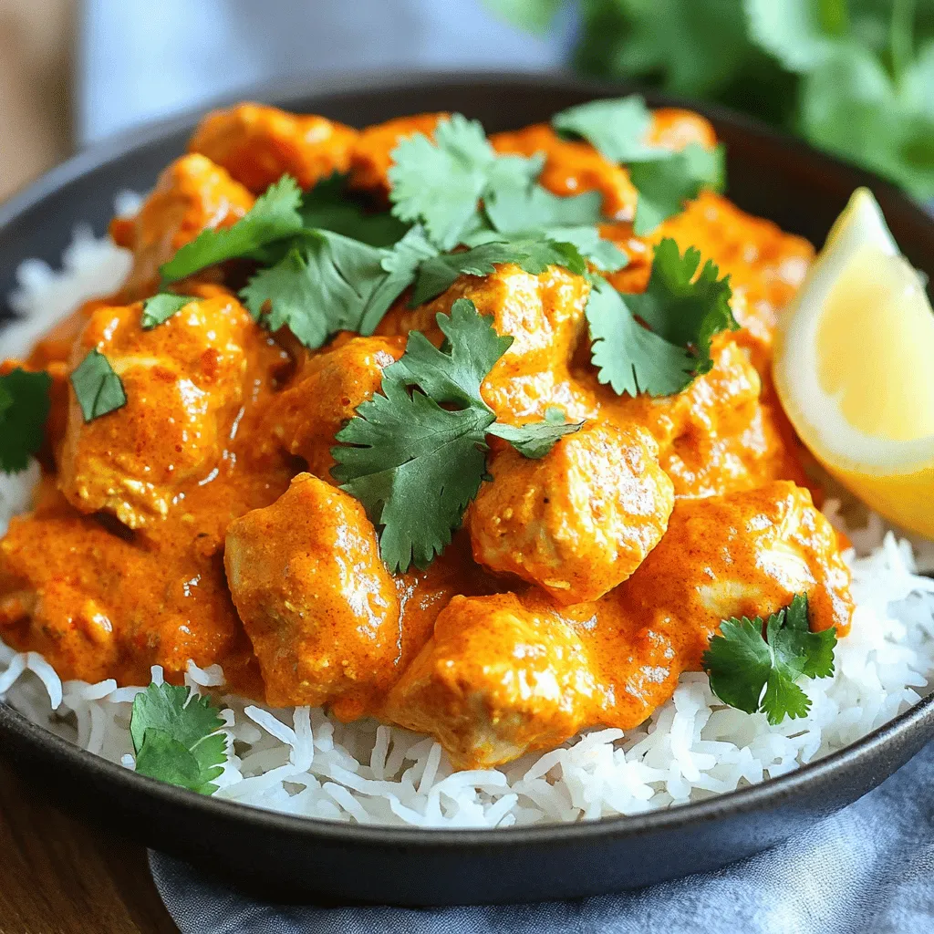 Easy Chicken Tikka Masala Flavorful Dinner Delight