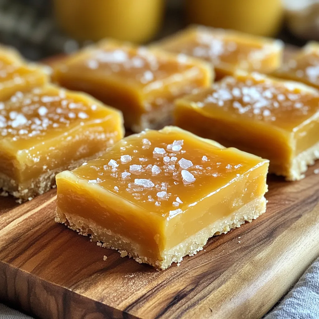 Sweet &#038; Salty Indulgence: Salted Caramel Butter Bars