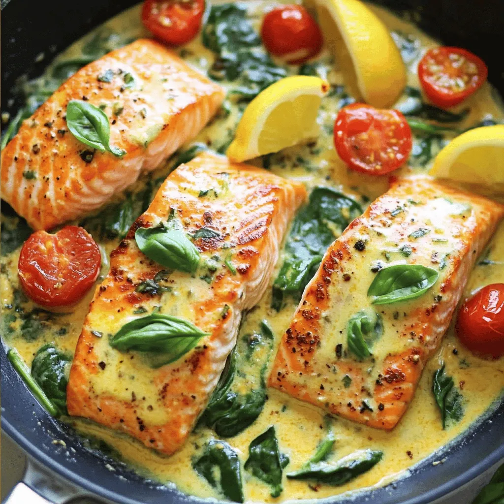 Decadent Creamy Garlic Butter Tuscan Salmon: An Indulgent Dinner Experience