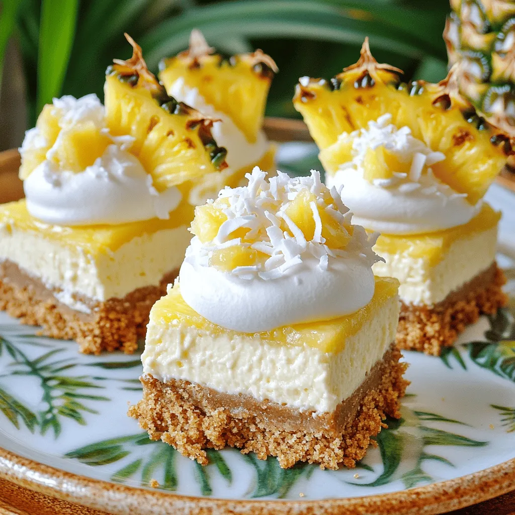 For these individual pineapple cheesecakes, you will need: