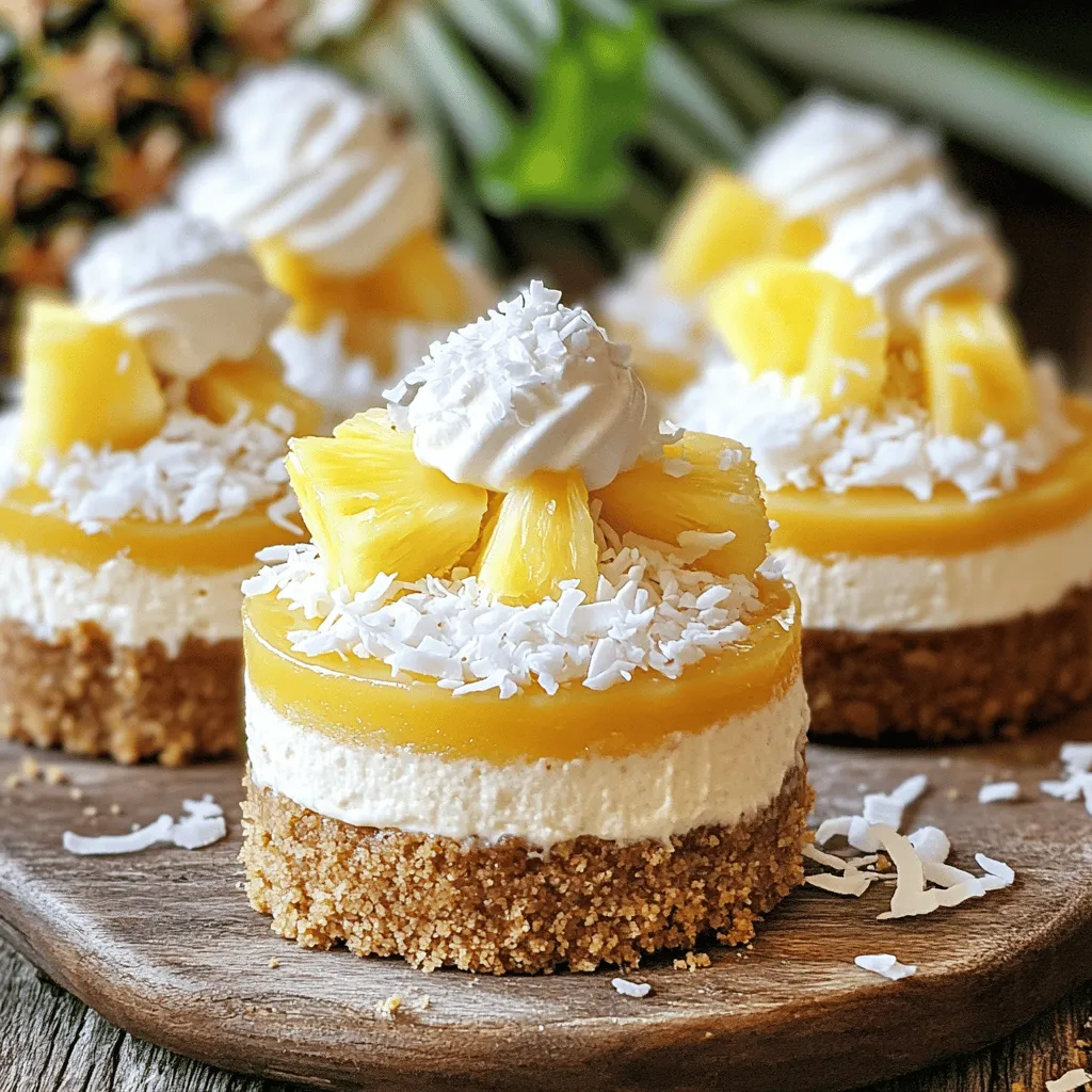 Individual Pineapple Cheesecakes Delightful and Easy