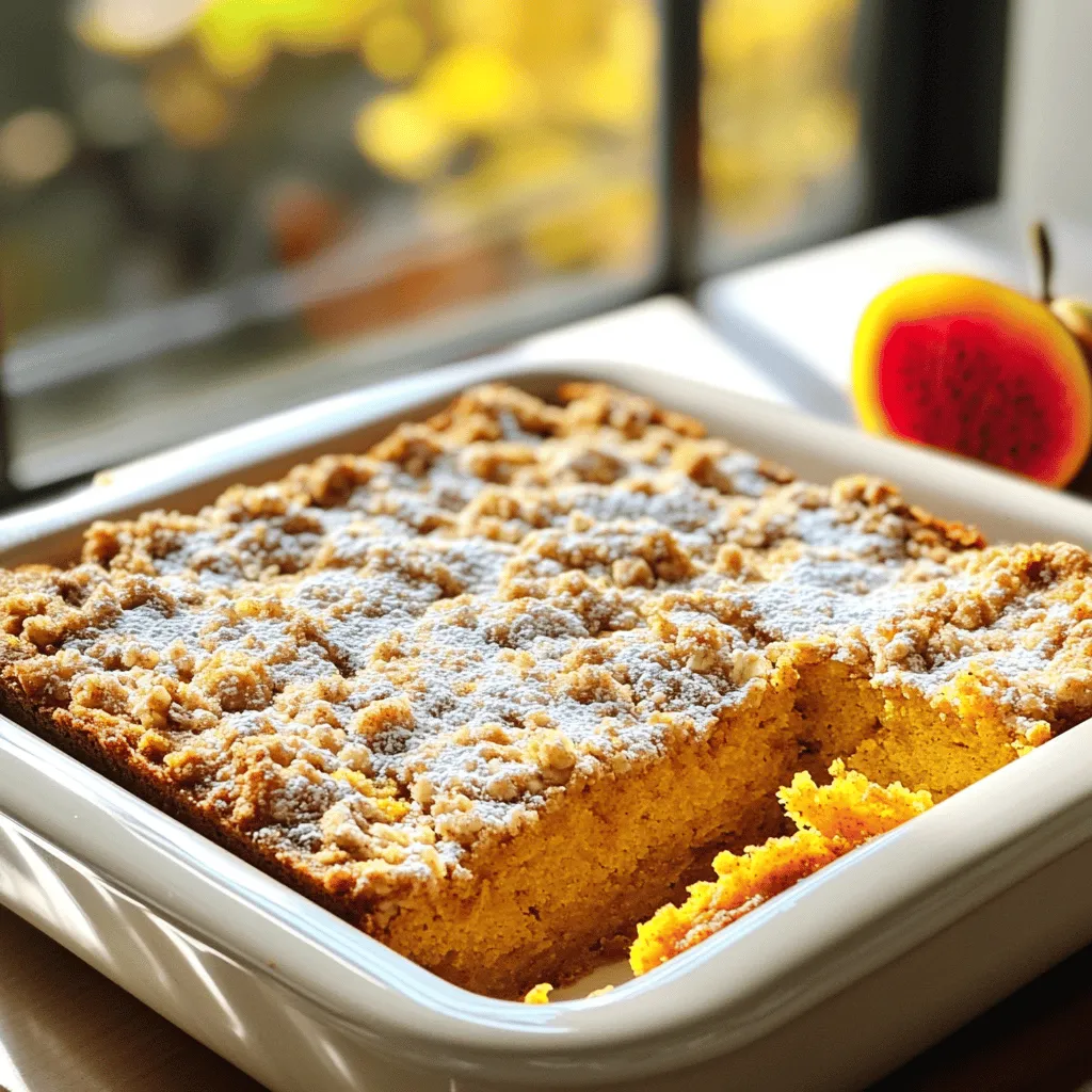 Pumpkin Coffee Crumb Cake Delightful Fall Treat