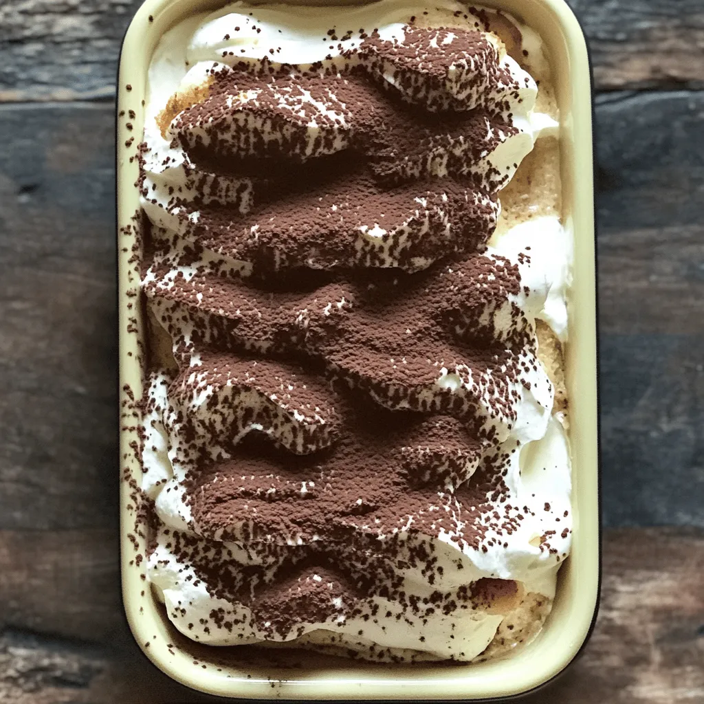 Easy No-Bake Tiramisu Delicious Dessert Recipe