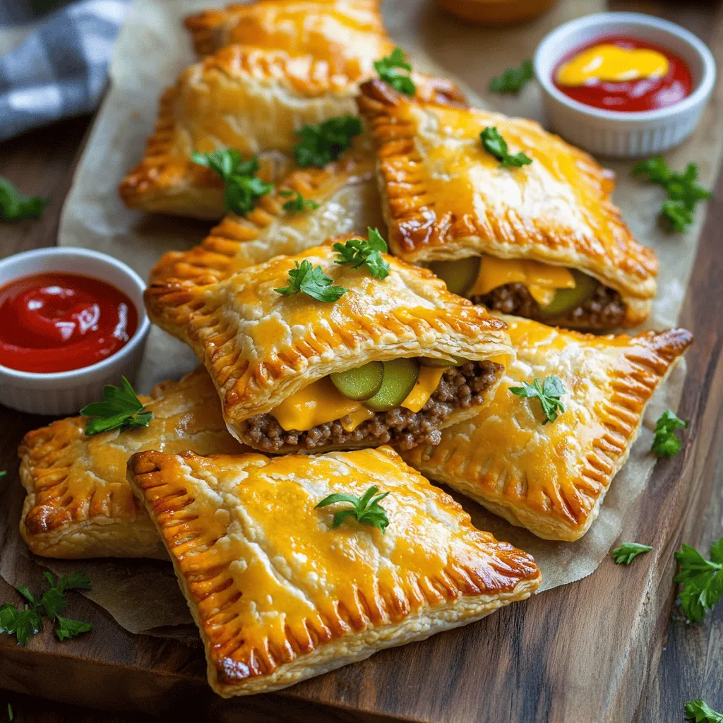 Cheeseburgers Hand Pies Tasty and Fun Snack Idea