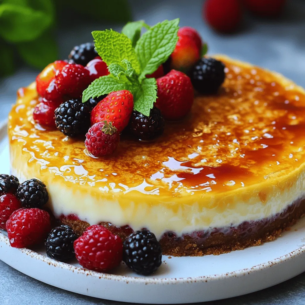 To bake a delightful Crème Brûlée Cake, gather these key ingredients: