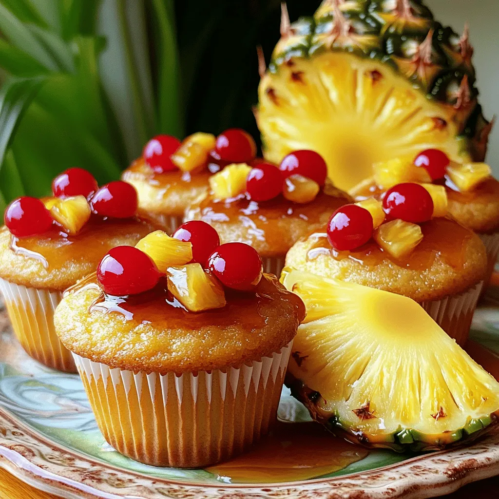 Pineapple Upside-Down Cupcakes Delightful and Easy Treat