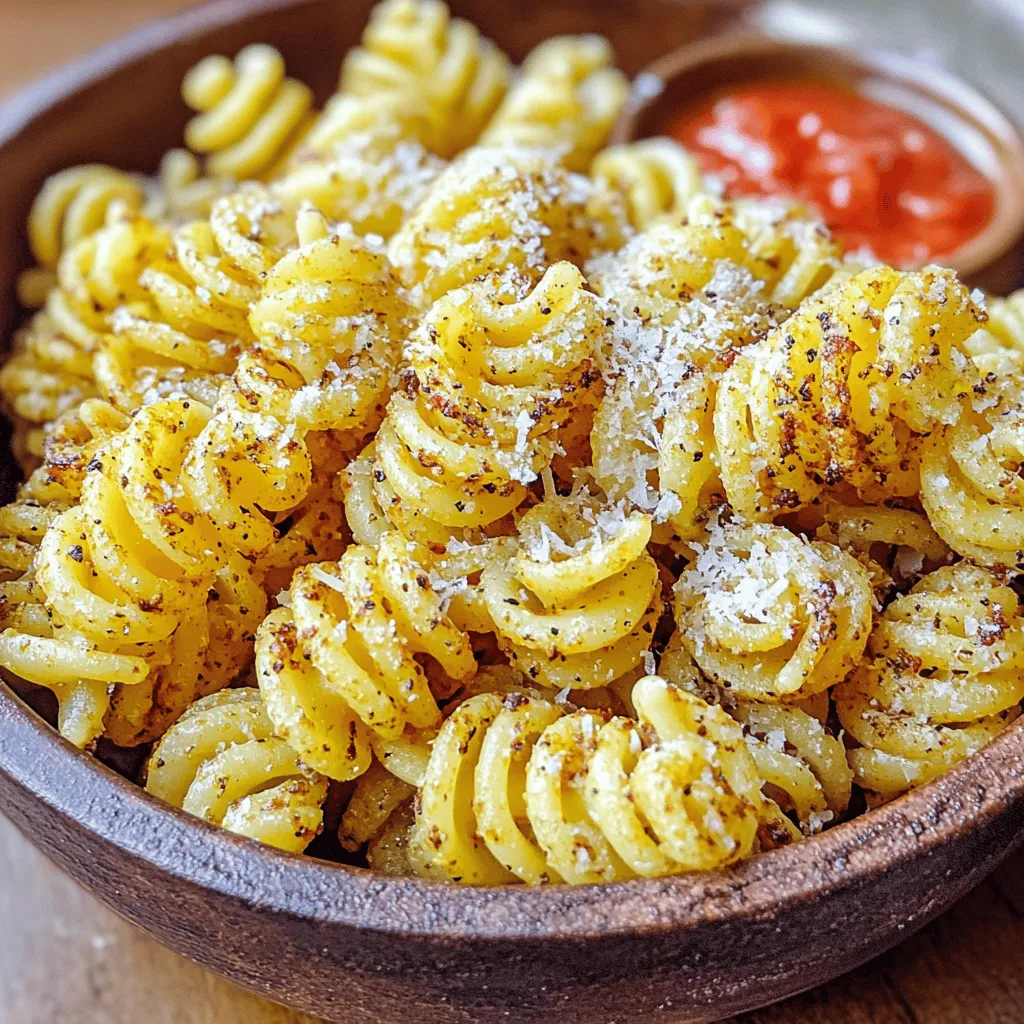 Air Fryer Pasta Chips Crunchy and Flavorful Snack