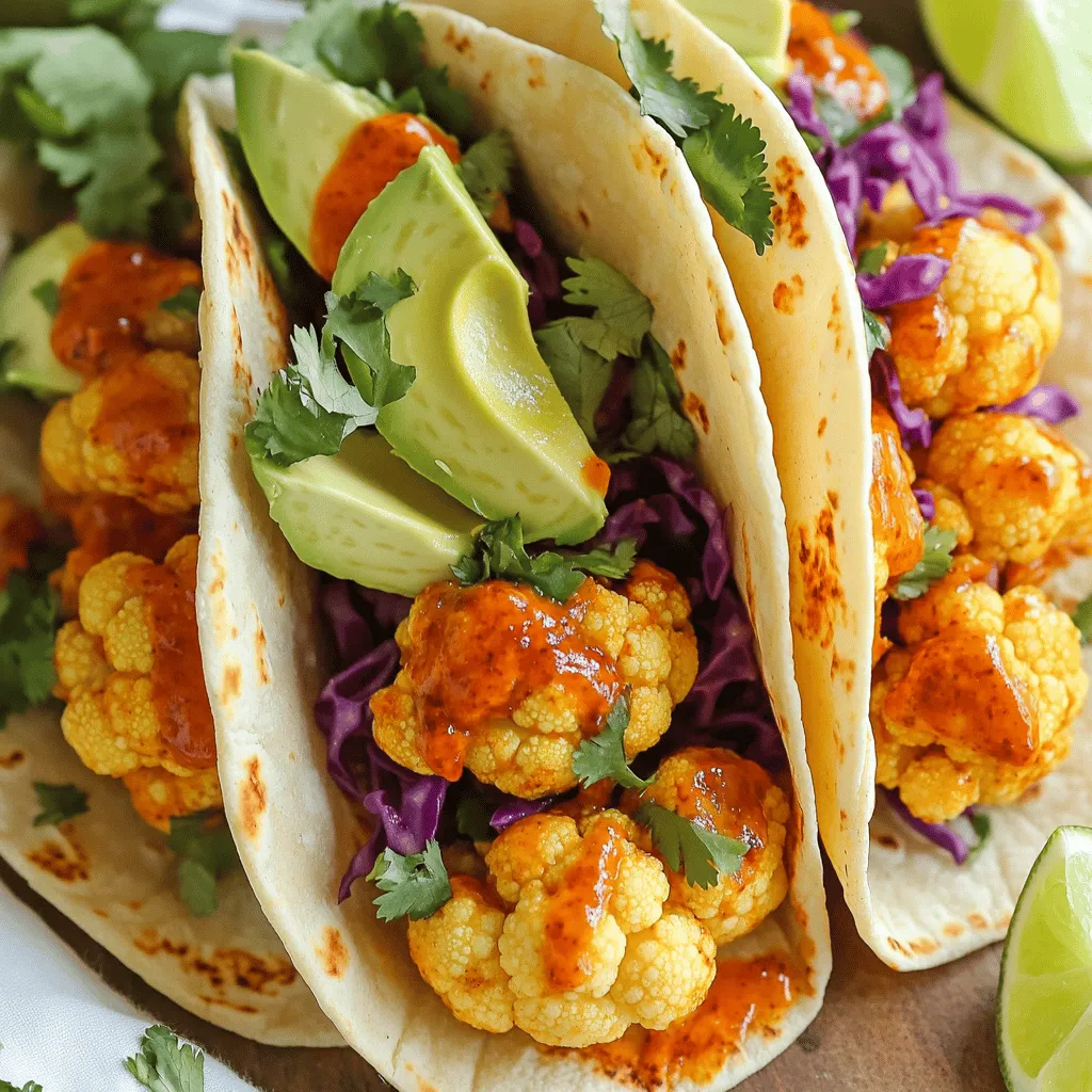 Buffalo Cauliflower Tacos Flavorful and Simple Recipe