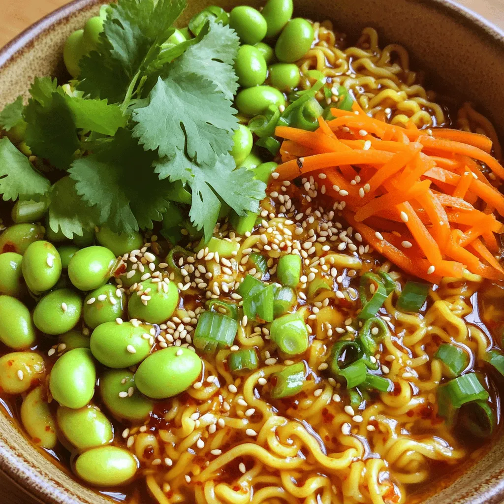 Minute Sesame Chili Crisp Ramen Spicy Flavor Boost