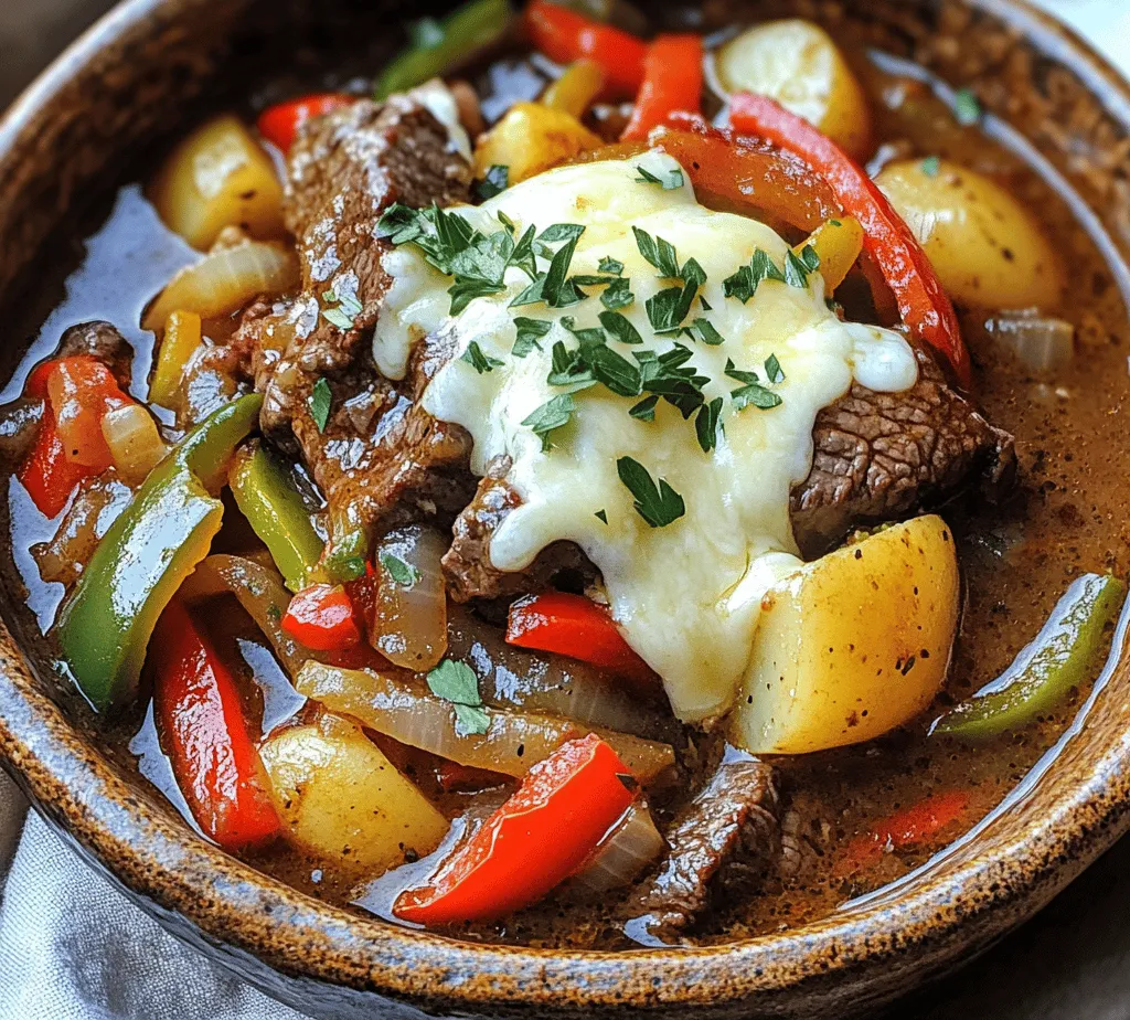 The world of stews is rich and comforting, offering a myriad of flavors and textures that warm the soul. Among the vast array of stew recipes, the Philly Cheesesteak Stew stands out as a delightful fusion of two beloved culinary traditions. Imagine the robust flavors of a classic Philly cheesesteak sandwich—tender beef, sautéed onions, and gooey cheese—immersed in a hearty, savory broth filled with vegetables and spices. This dish brings together the best of both worlds, offering the satisfaction of a stew with the iconic taste of Philly