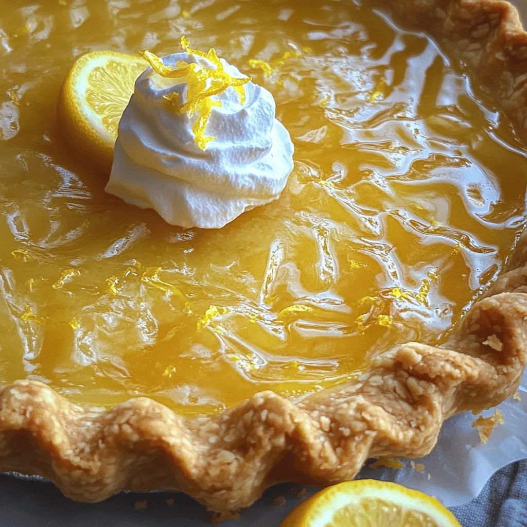 Lemon Chess Pie Delight Easy and Tasty Recipe