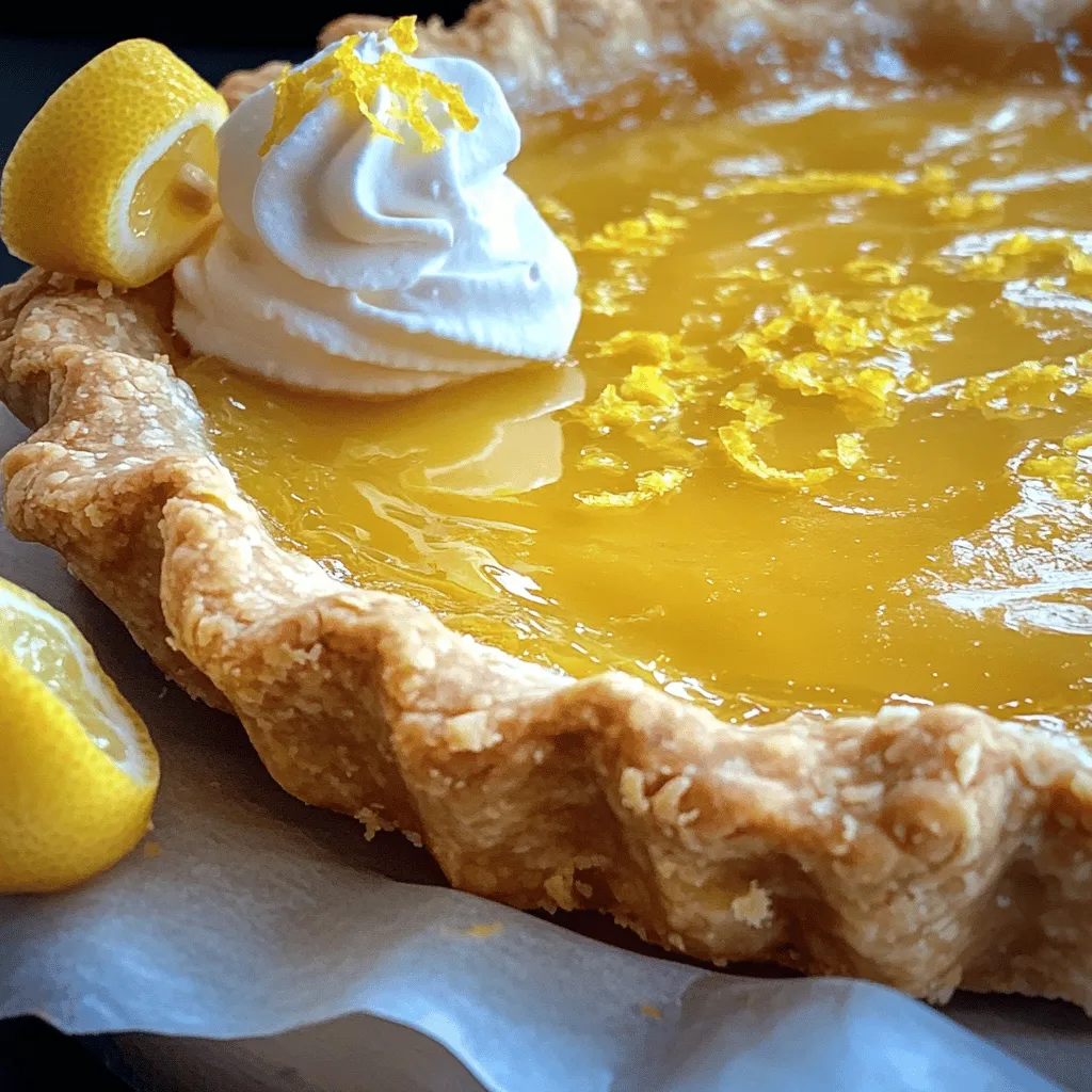 Lemon chess pie is a simple yet delightful treat. To make this pie, you need a few key ingredients. The main ingredients for lemon chess pie are sugar, flour, salt, eggs, lemon juice, lemon zest, butter, and vanilla.