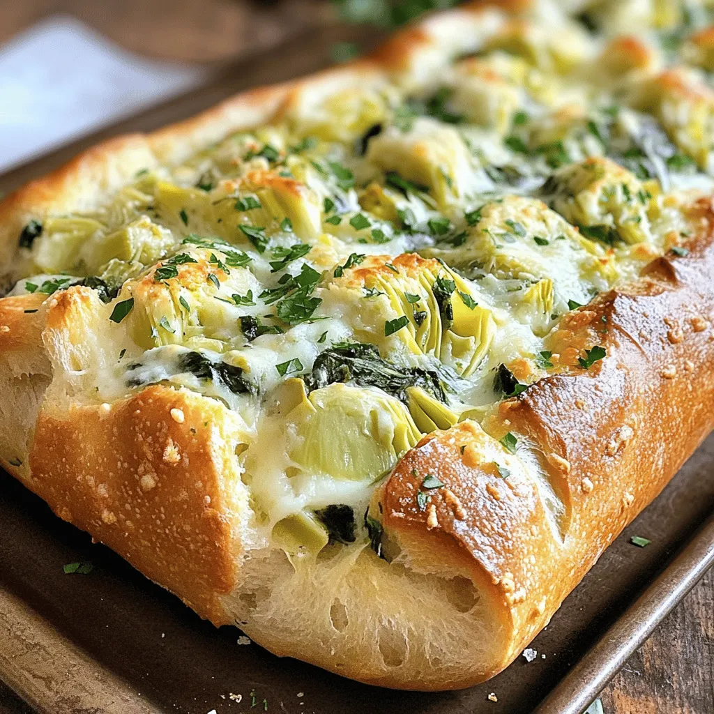 Spinach and Artichoke Stuffed Bread Recipe