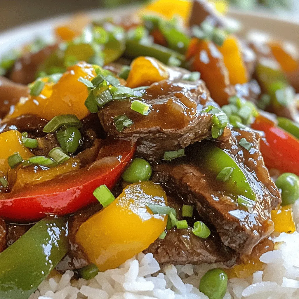 Savory Beef in Black Bean Sauce