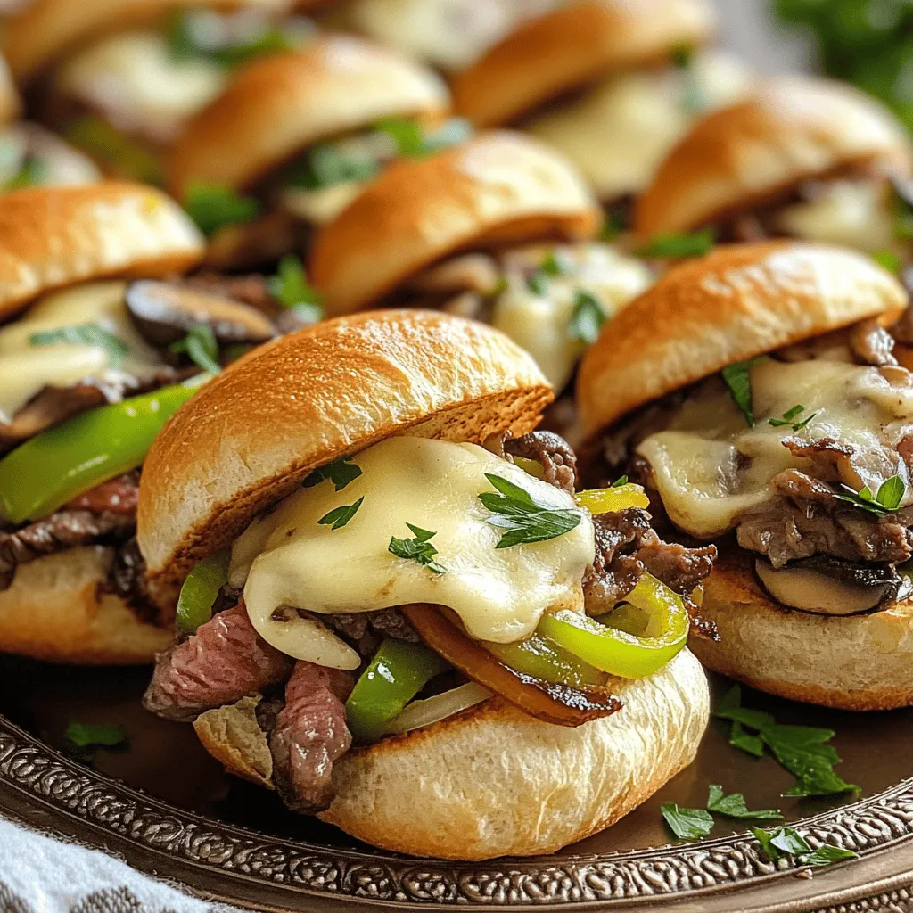 Philly Cheesesteak Sliders Flavorful and Easy Recipe