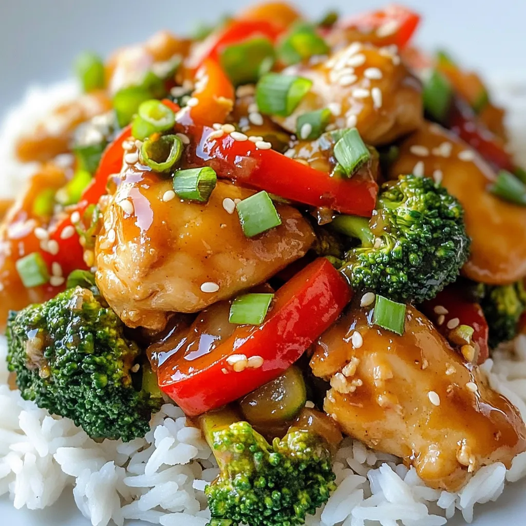 Mongolian Chicken Stir-Fry Flavorful and Easy Meal