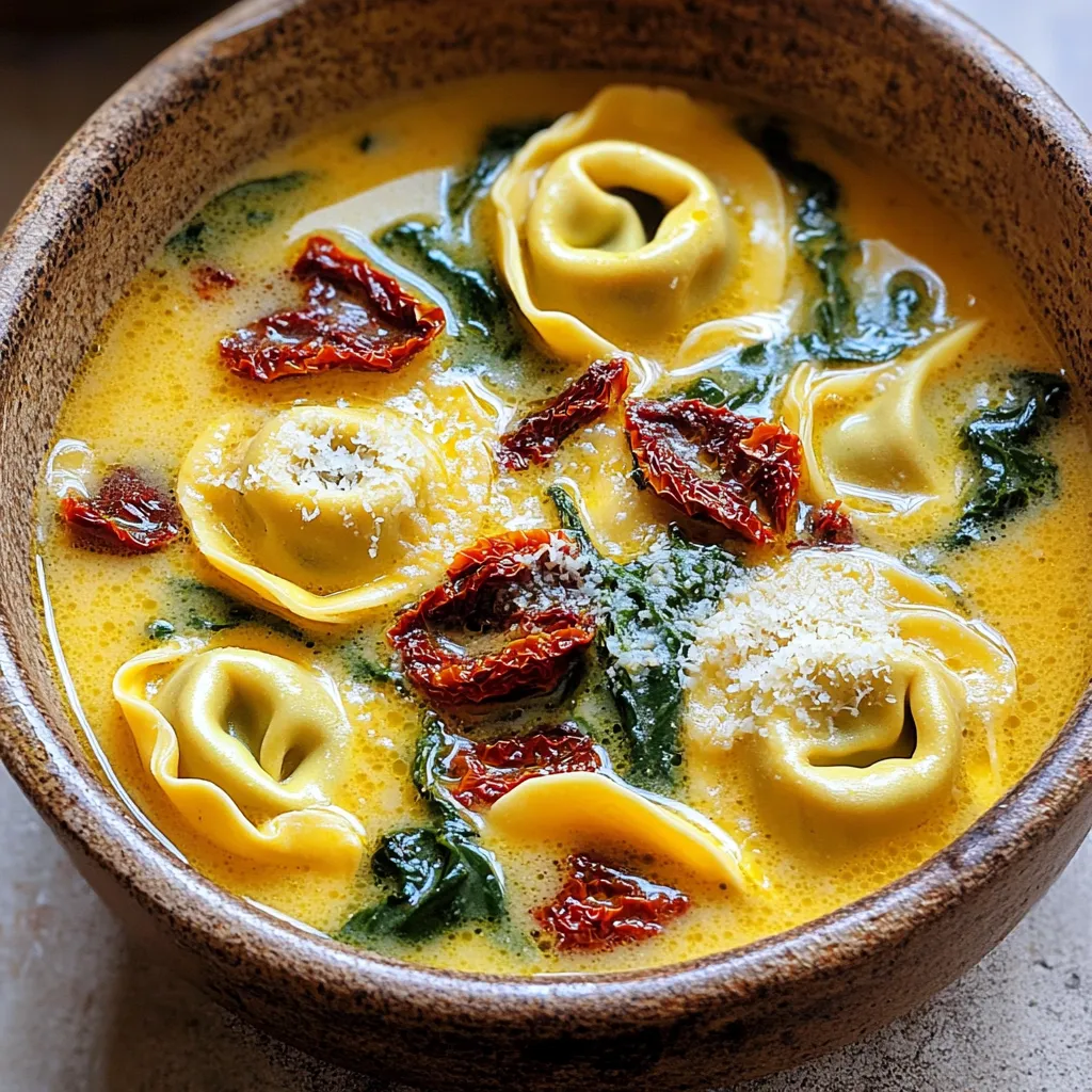 Sun-Dried Tomato Tortellini One Pot Easy Dinner Meal