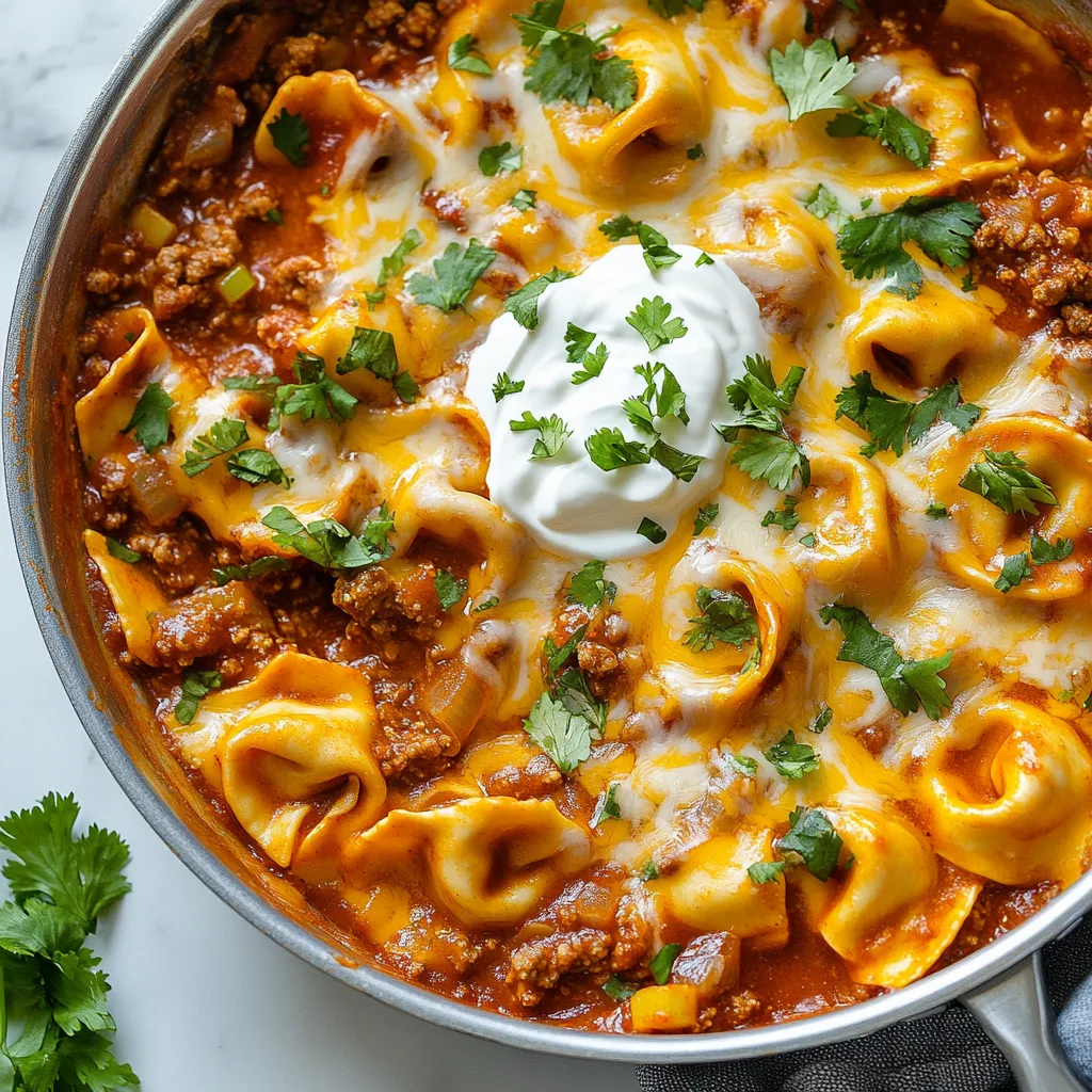 Beef Enchilada Tortellini Savory and Simple Dinner