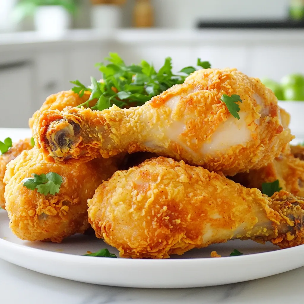 Crispy Buttermilk Fried Chicken Drumsticks Recipe