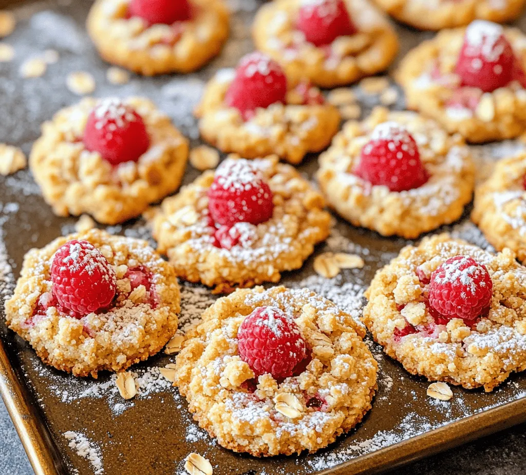 To create the perfect Raspberry Crumble Cookies, it