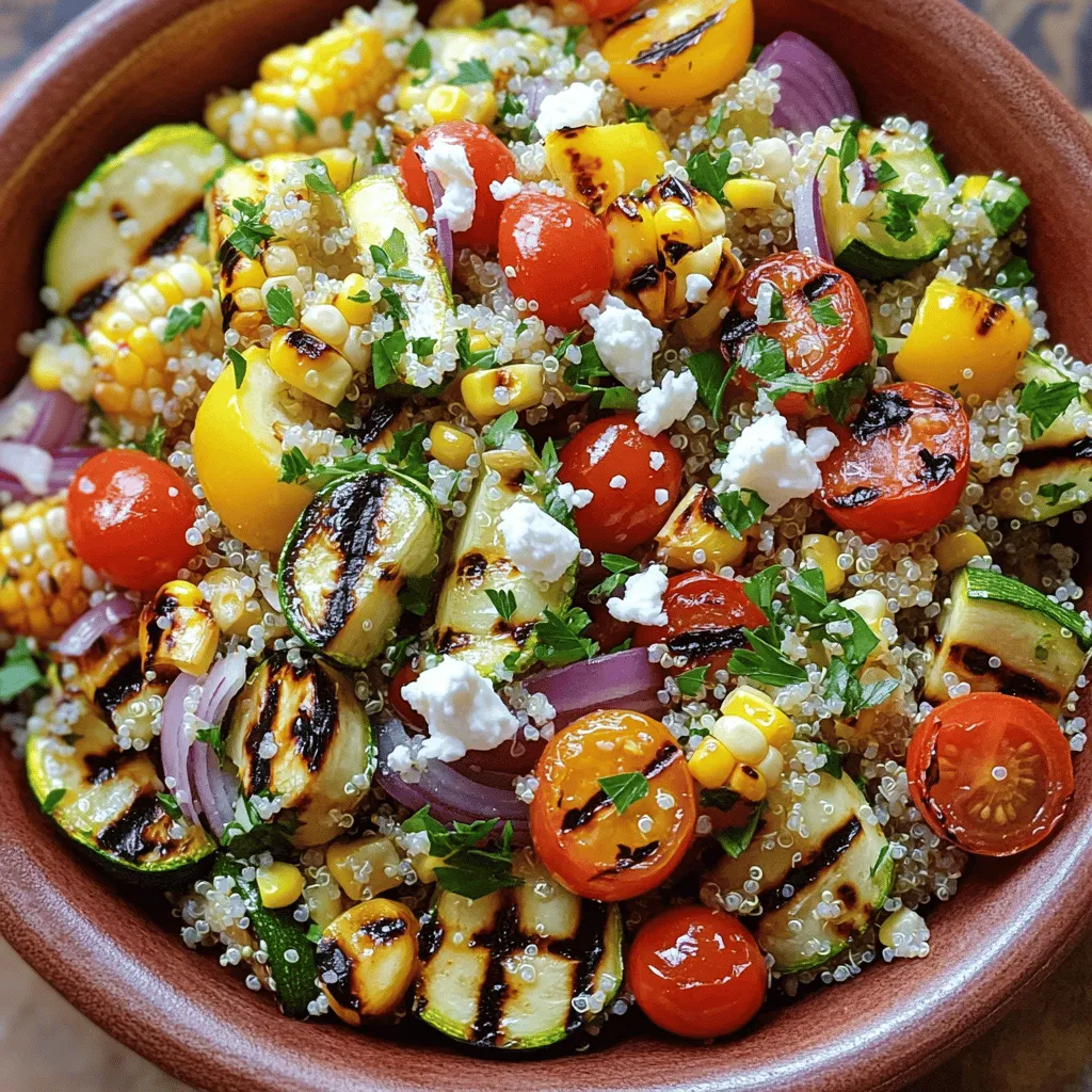 Grilled Vegetable and Quinoa Salad Deliciously Fresh