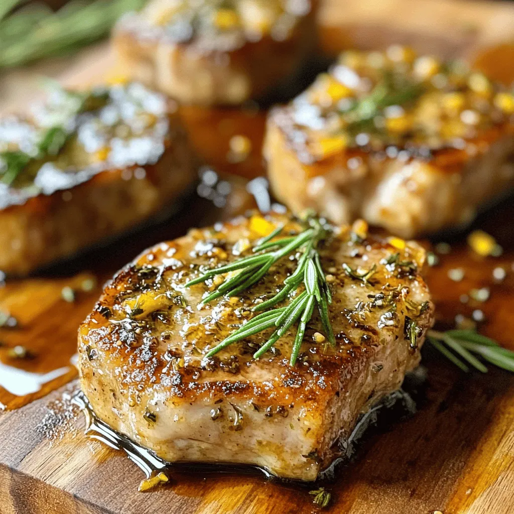Sizzling Herb-Infused Pork Steaks with Garlic Butter: A Flavorful Culinary Adventure
