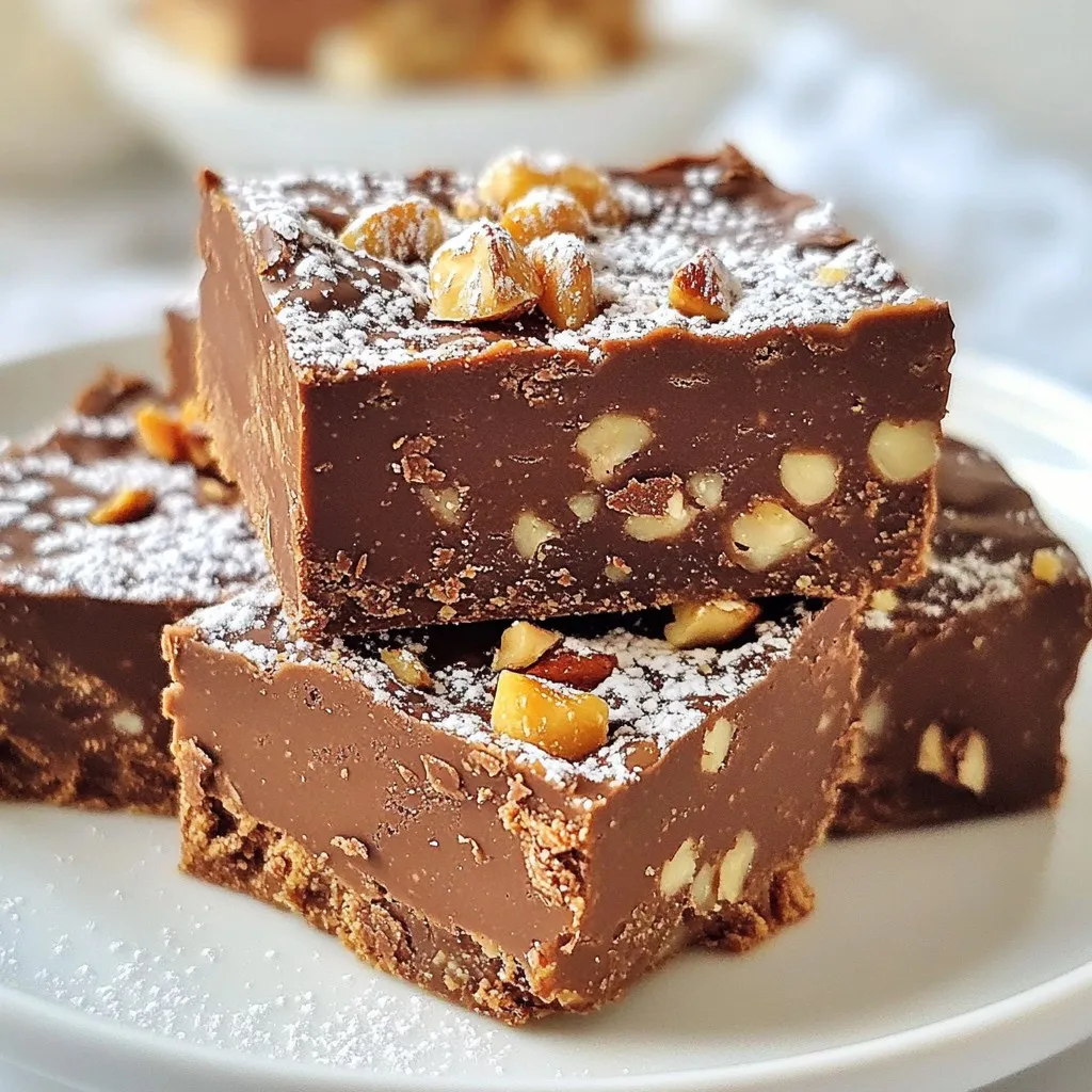 Ingredient Nutella Fudge Easy and Delicious Recipe