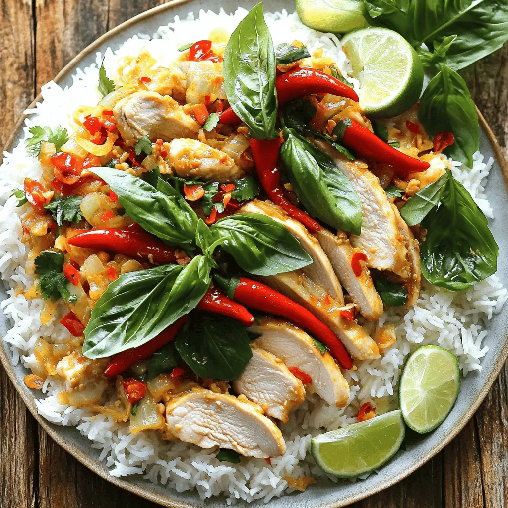 Spicy Thai Basil Chicken Flavorful and Easy Recipe
