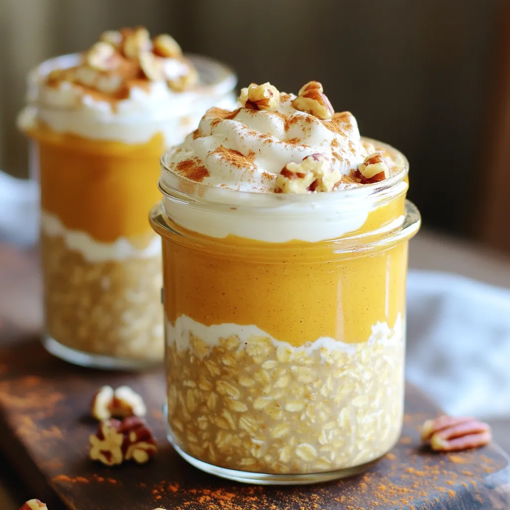 Pumpkin Pie Overnight Oats Tasty Breakfast Delight