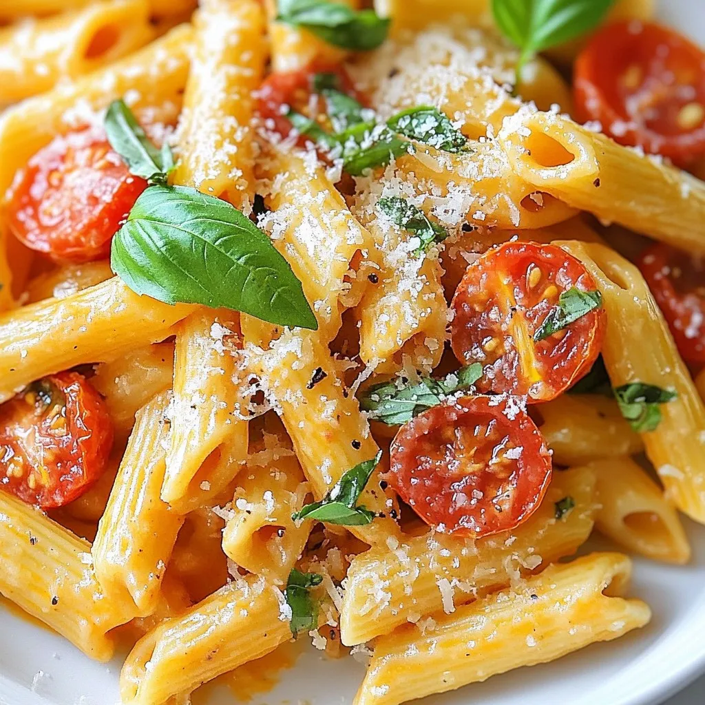 One-Pot Creamy Tomato Basil Pasta Delight Recipe