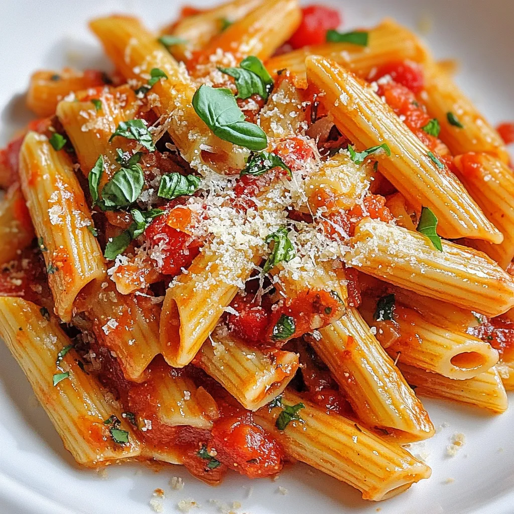 Spicy Pasta Arrabbiata Rich and Flavorful Delight